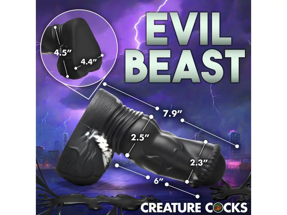 Dildo quái Venom 20cm dày silicone hoang dã