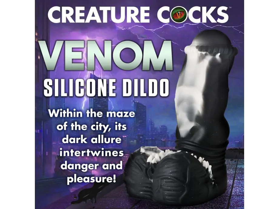 Dildo quái Venom 20cm dày silicone hoang dã