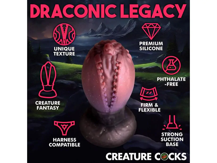 Creature Cocks Dragon Egg Lớn Silicone