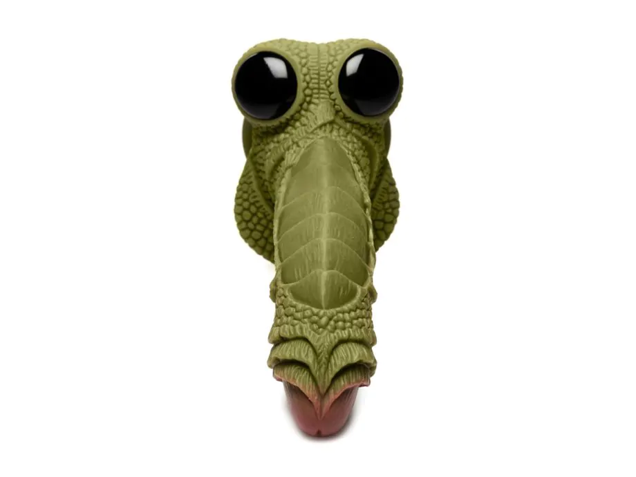 Dildo Swamp Monster xanh vảy 9.4" silicone hoang dã