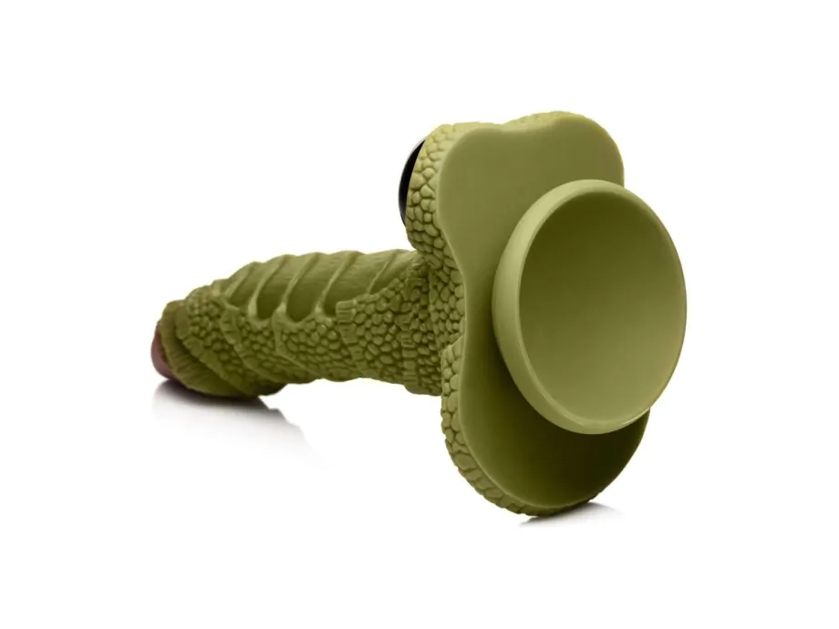 Dildo Swamp Monster xanh vảy 9.4" silicone hoang dã