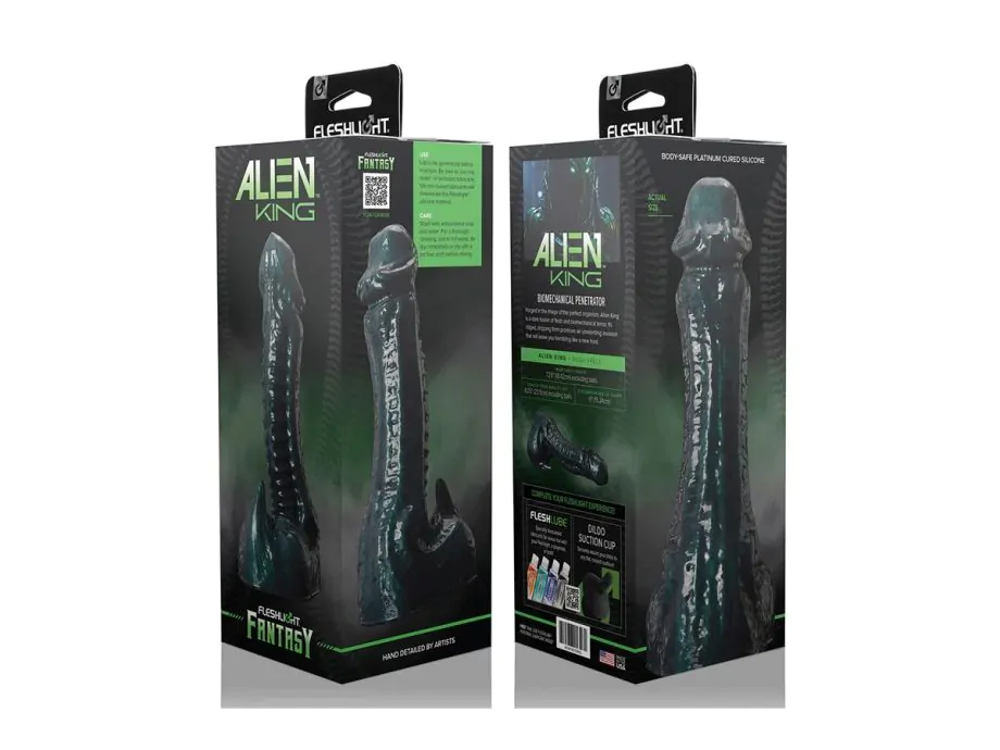 Fleshlight Alien King Dildo Siêu Thật 23cm