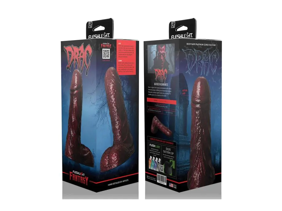 Fleshlight Drac Dildo 19cm Siêu Mềm Thực Tế