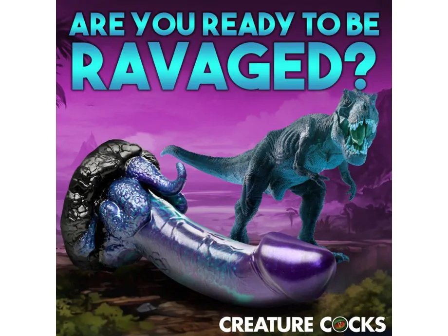 Dino-Dick Dildo Silicone 18cm Quái Vật Fantasy Khủng