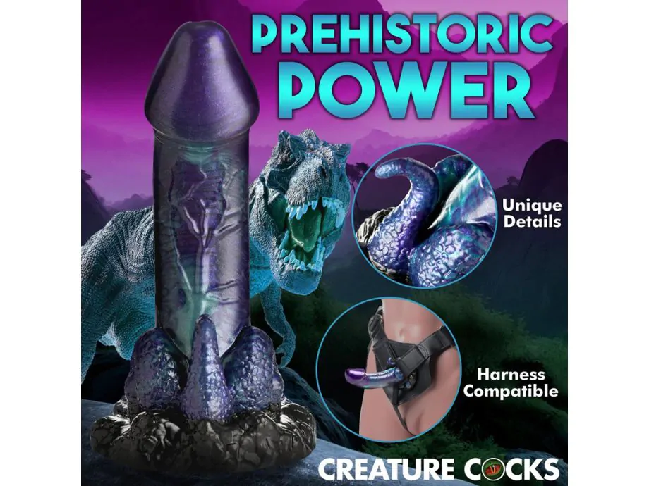 Dino-Dick Dildo Silicone 18cm Quái Vật Fantasy Khủng