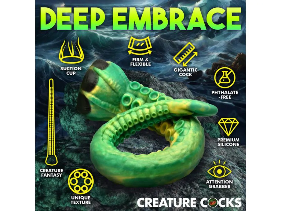 Tentacle Dildo Titan 22.5 Inch Siêu Dài Fantasy Sâu Thẳm