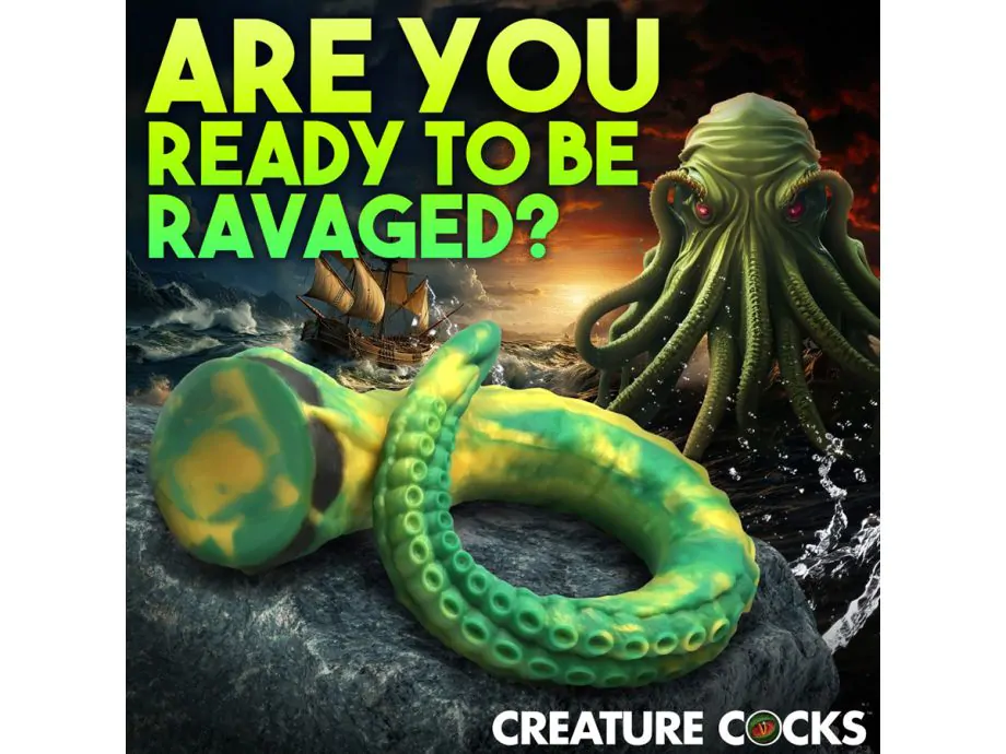 Tentacle Dildo Titan 22.5 Inch Siêu Dài Fantasy Sâu Thẳm