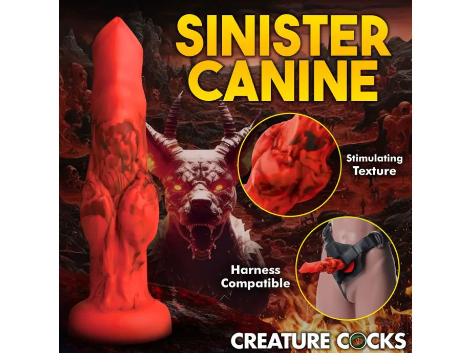 Dildo Fire Hound Trung Mềm Mại Thú Vị Khám Phá