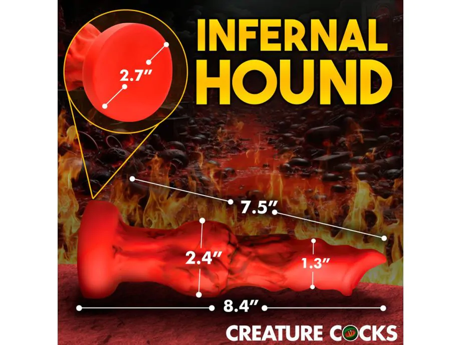 Dildo Fire Hound Trung Mềm Mại Thú Vị Khám Phá