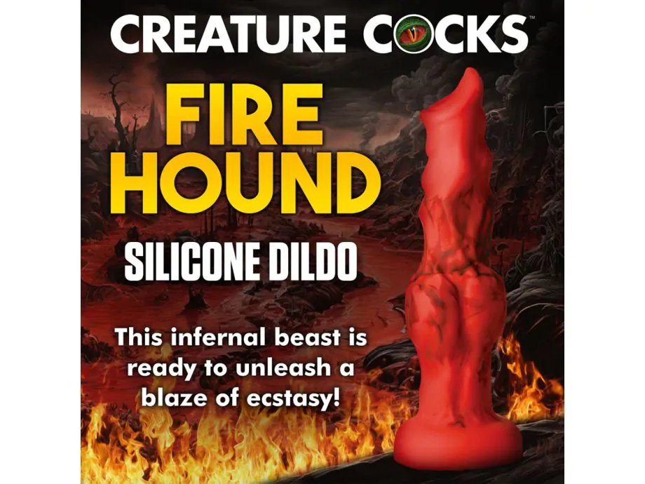 Dildo Fire Hound Trung Mềm Mại Thú Vị Khám Phá