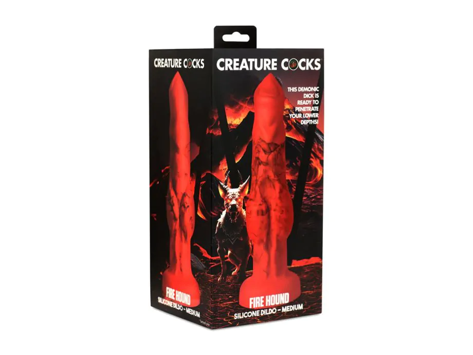 Dildo Fire Hound Trung Mềm Mại Thú Vị Khám Phá