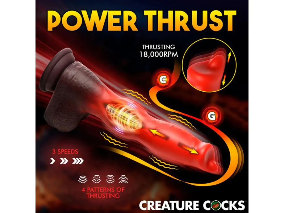 Ramming Hound Dildo Thrust 9.3" Dao Động Fantasy