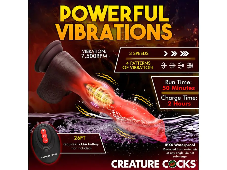 Ramming Hound Dildo Thrust 9.3" Dao Động Fantasy
