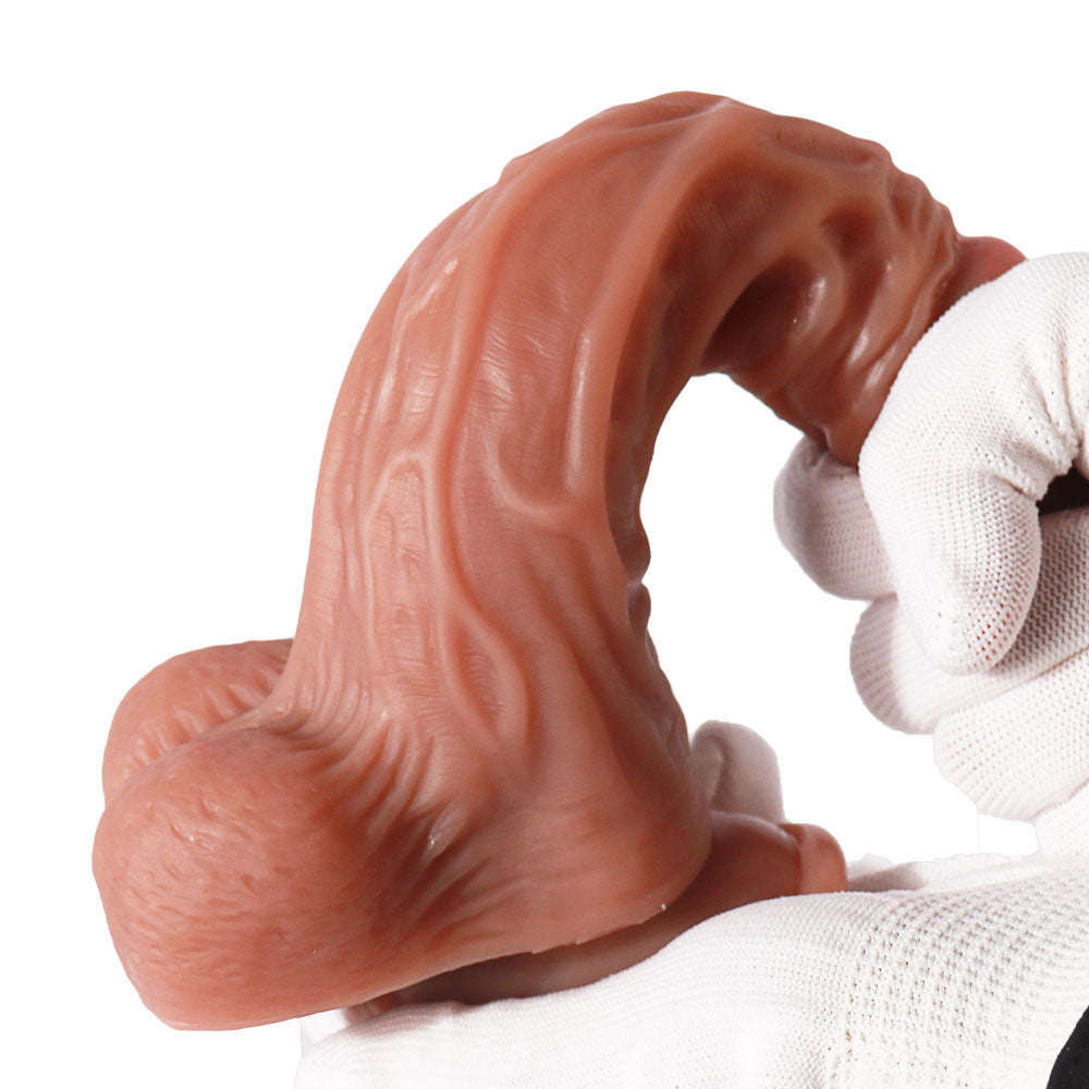 Dildo 19.5cm Thực Tế Mềm Da 4.5cm Rẻ Siêu Chất