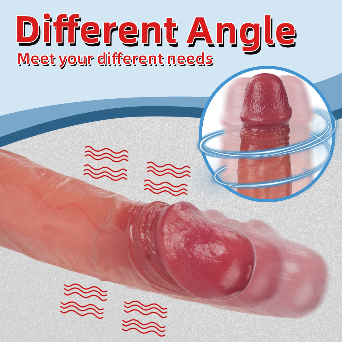 Dildo Thrusting Rung Hút Đế Cực Khoái Mạnh Mẽ