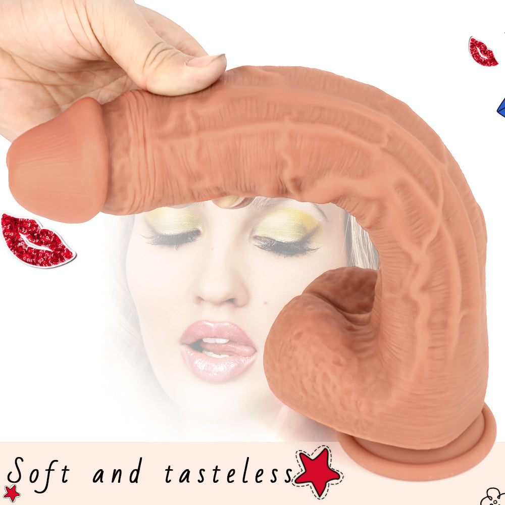 Dildo Khổng Lồ 30cm Siêu Mềm Gân Nổi Thỏa Mãn Đỉnh Cao