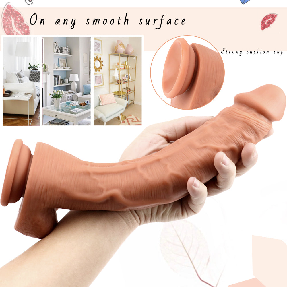 Dildo Khổng Lồ 30cm Siêu Mềm Gân Nổi Thỏa Mãn Đỉnh Cao