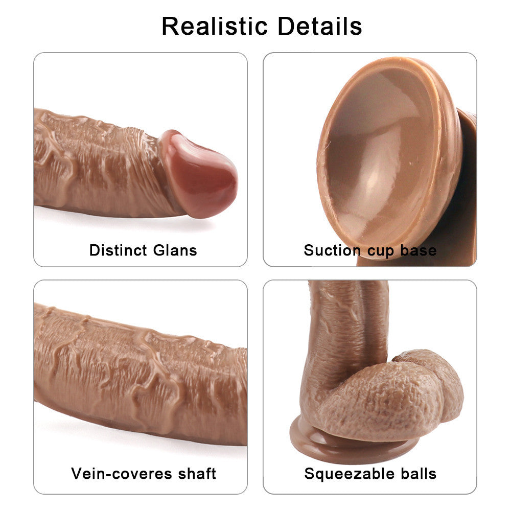 Siêu Fake 25cm Cong Nâu Đỉnh Cao Sướng Ngập