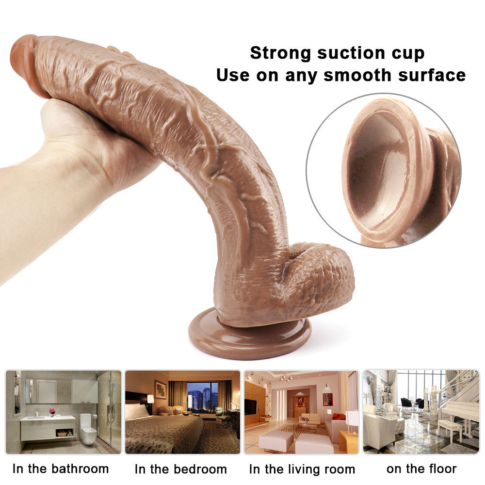 Siêu Fake 25cm Cong Nâu Đỉnh Cao Sướng Ngập