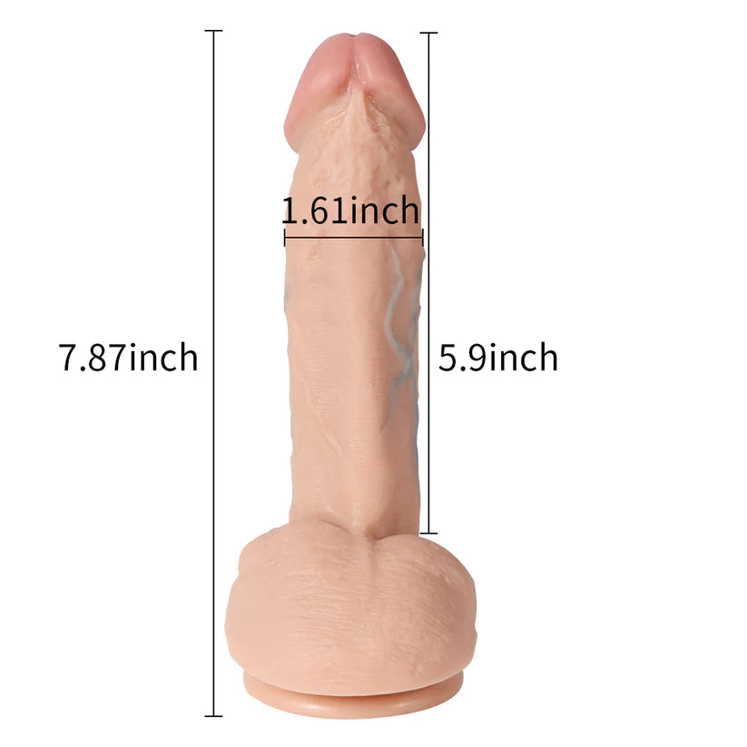 Dildo Suction Silicone Realistic Dày Bám Chặt Siêu Thật