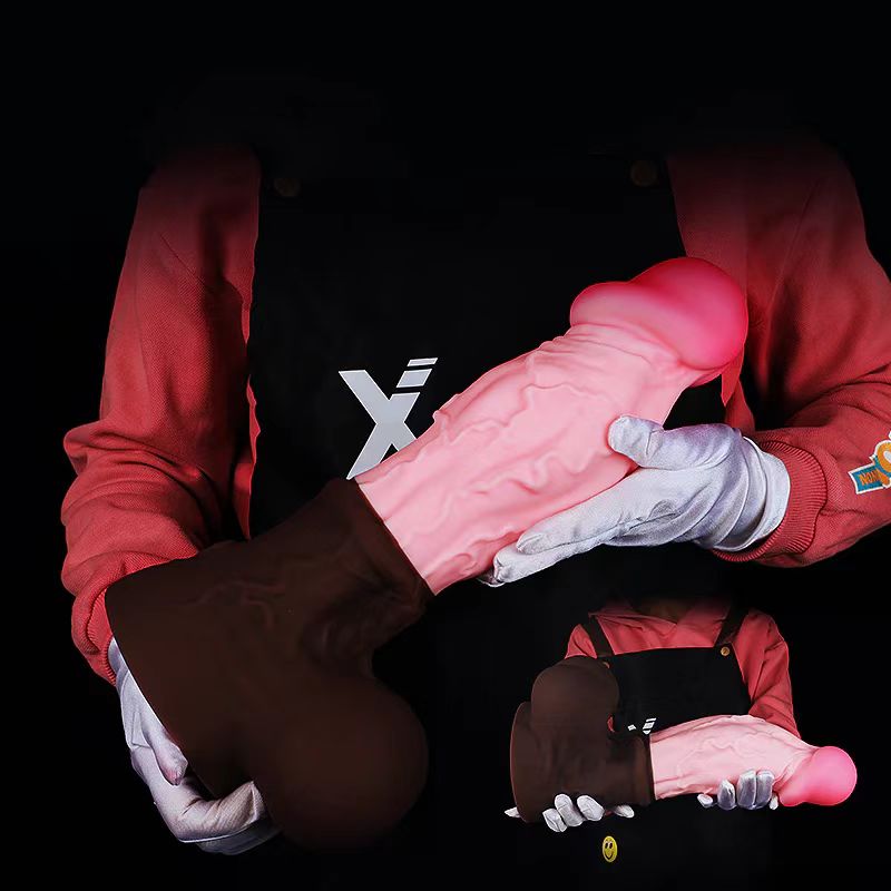 Fake Dương Vật Khổng Lồ Hồng 25cm Mềm Tùy Chỉnh