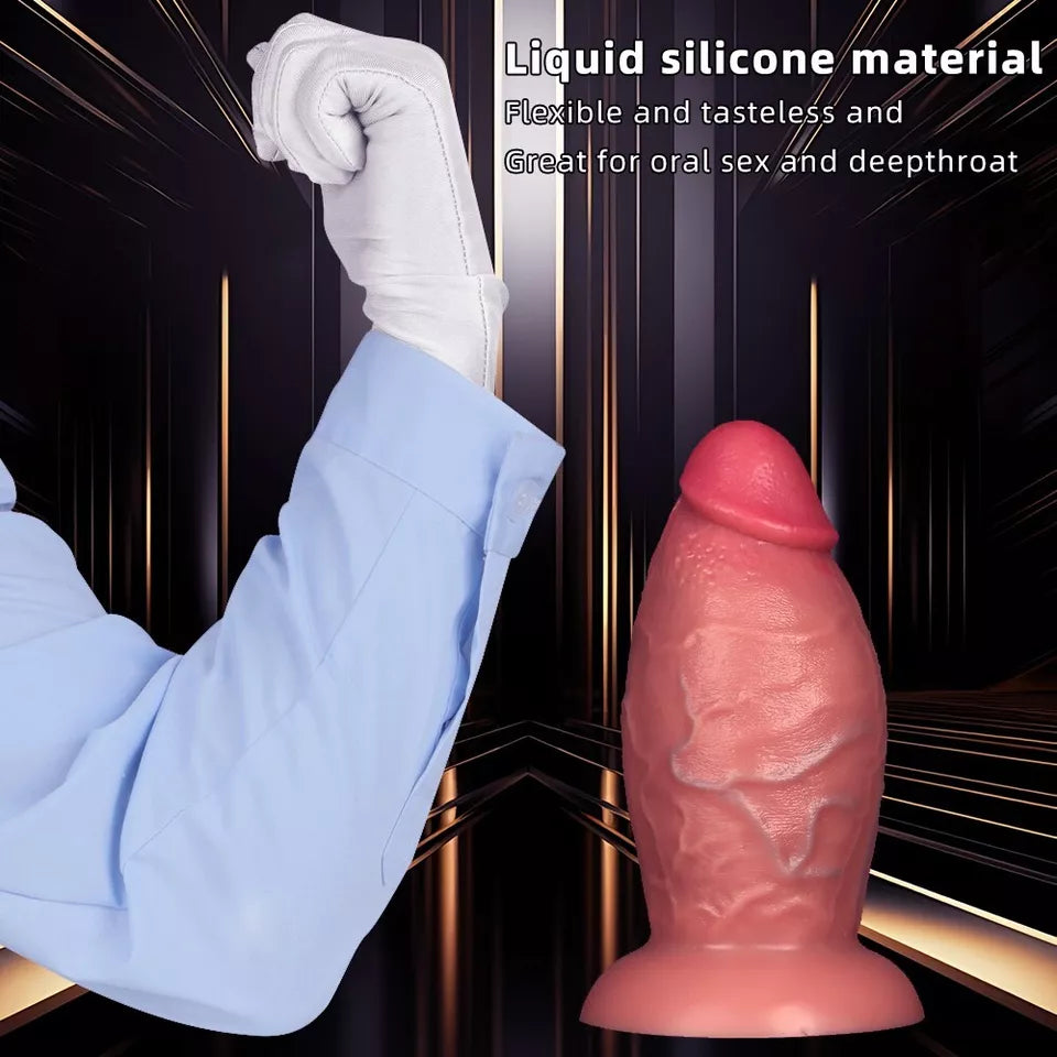 Dildo Anal Lớn 10cm Đường Kính Đầy Đặn Thực Tế Vui