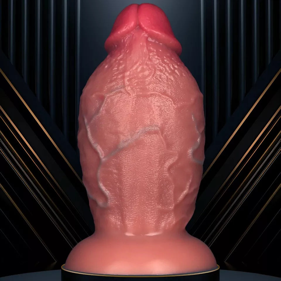 Dildo Anal Lớn 10cm Đường Kính Đầy Đặn Thực Tế Vui