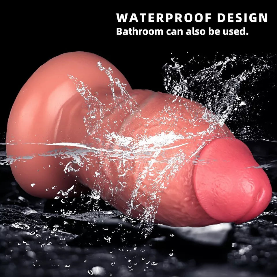 Dildo Anal Lớn 10cm Đường Kính Đầy Đặn Thực Tế Vui