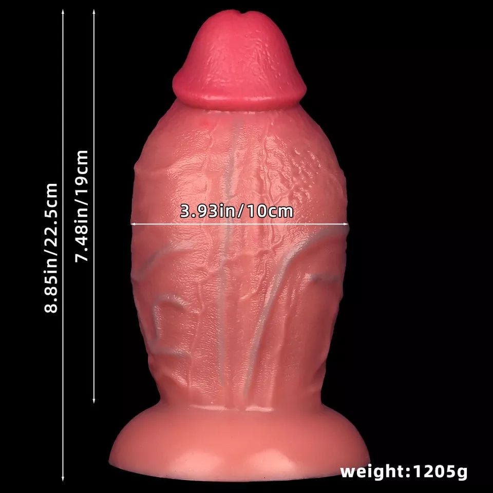 Dildo Anal Lớn 10cm Đường Kính Đầy Đặn Thực Tế Vui