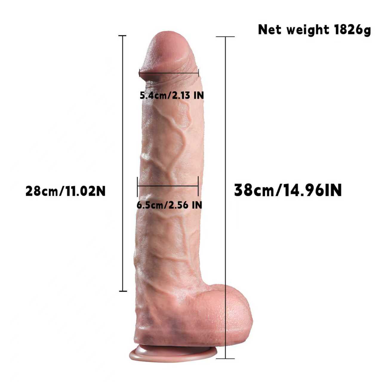 Dildo Big Dick Realistic Silicone Lớn Dài Mềm Thật Nứng