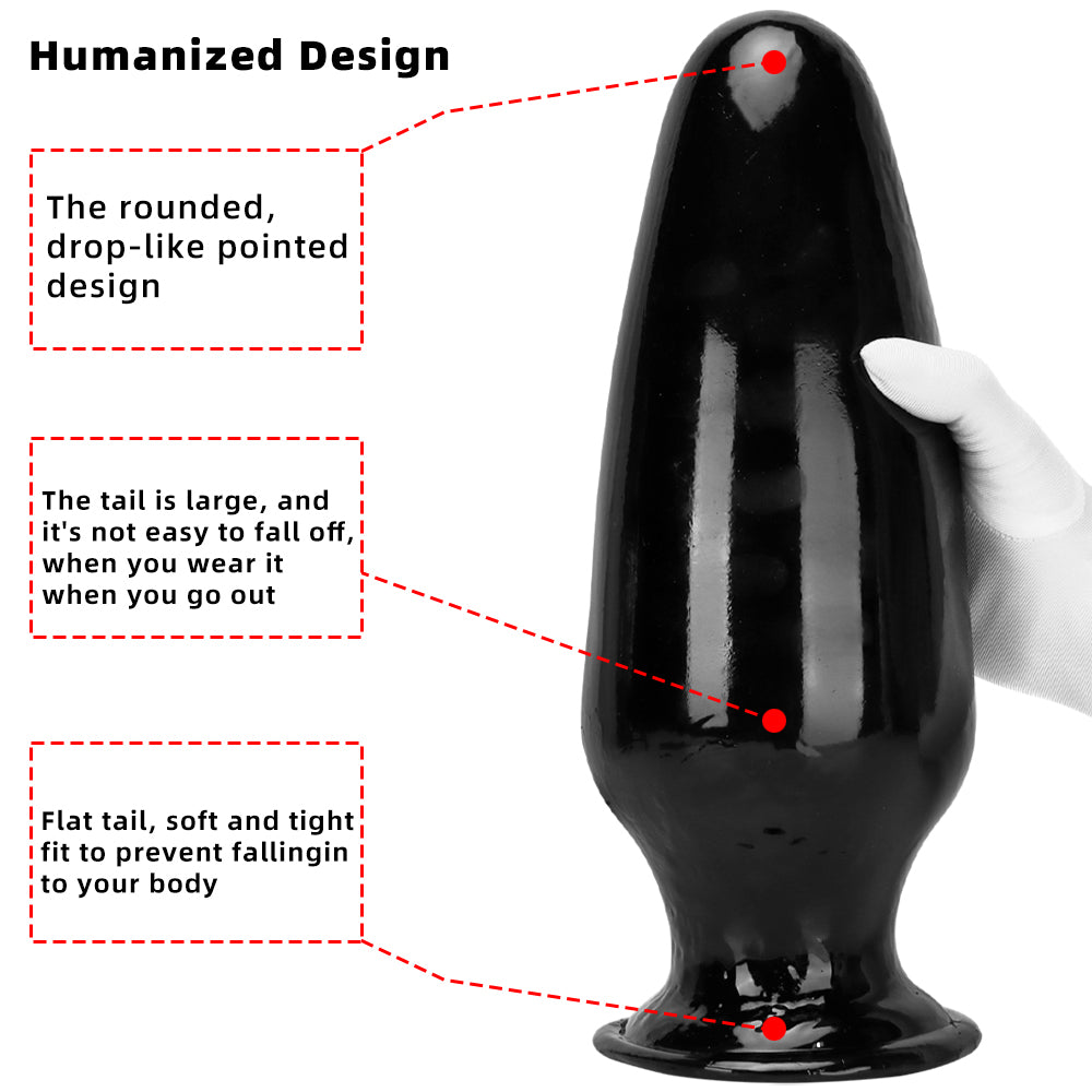 Dương Vật Hình Nón Đen 12 Inch Khổng Lồ Mở Rộng Dương Vật Hình Nón Đen 12 Inch Khổng Lồ Mở Rộng