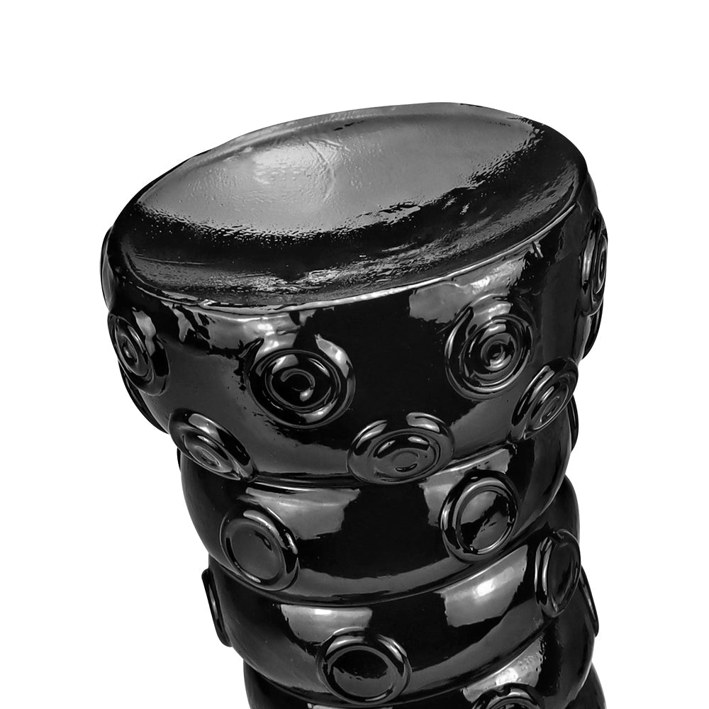 Tentacle Dildo Đen 15 Inch Hút Siêu Dài Kết Cấu