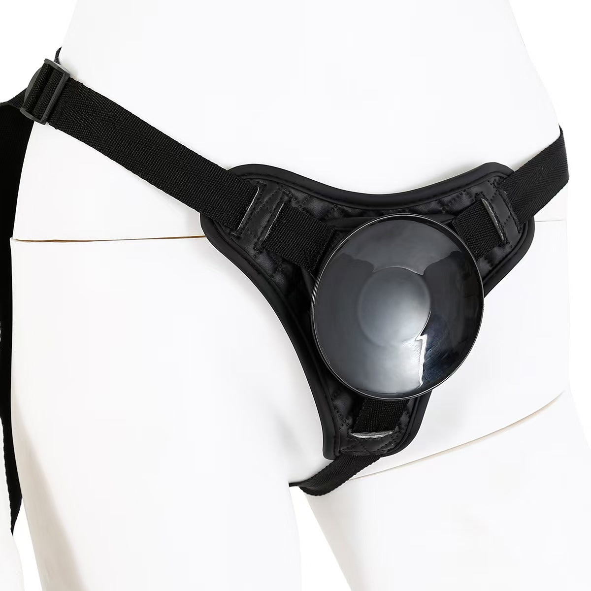 Strap On Black Suction Harness Đen Đa Năng Hấp Dẫn