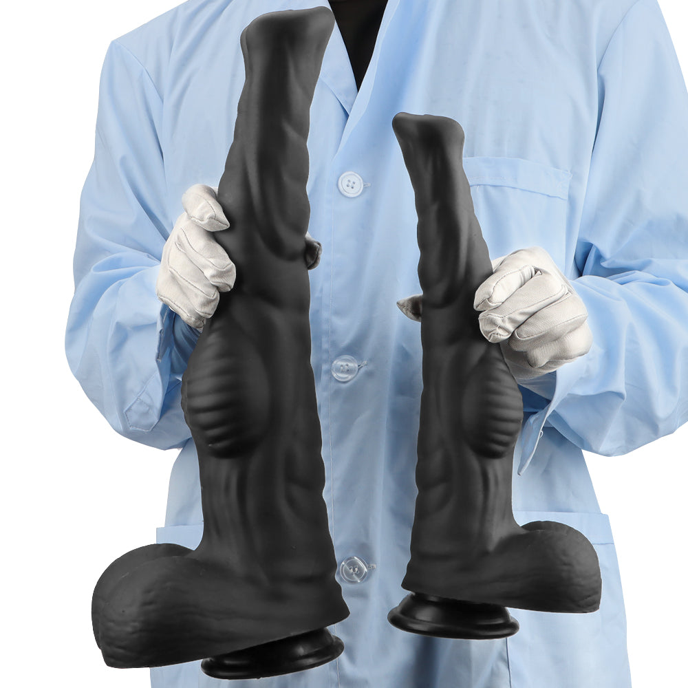 Dildo Ngựa Silicone Đen 16