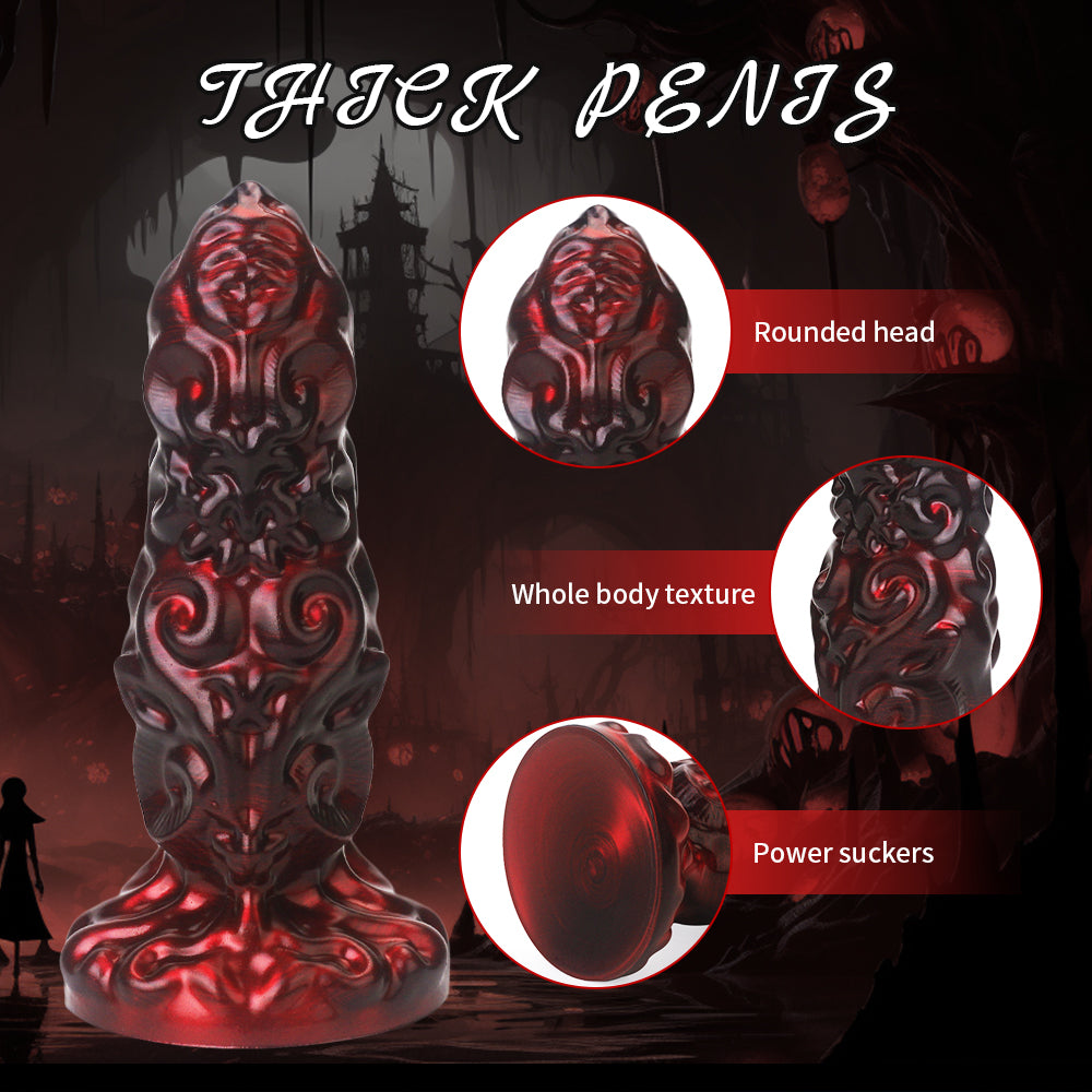 Yang vật Alien 25cm đỏ đen hút đáy khủng kích thích