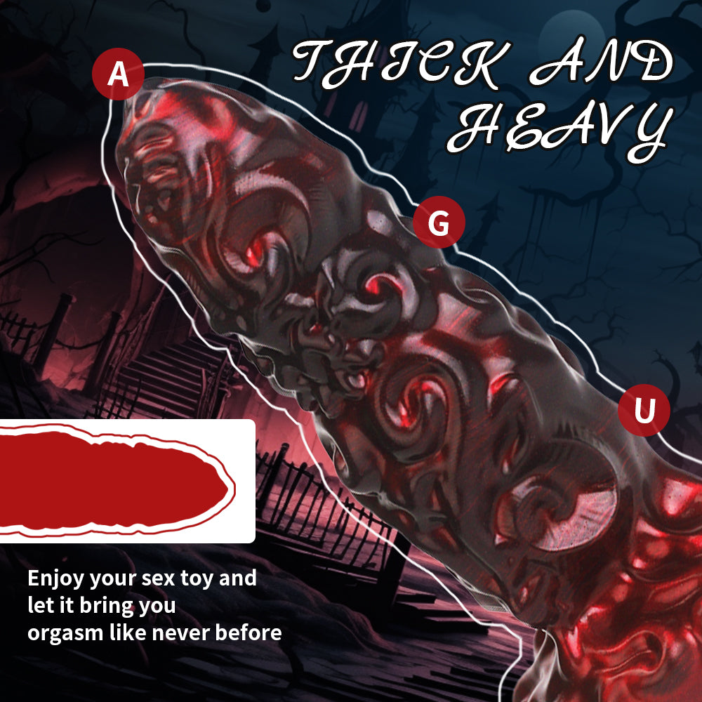 Yang vật Alien 25cm đỏ đen hút đáy khủng kích thích