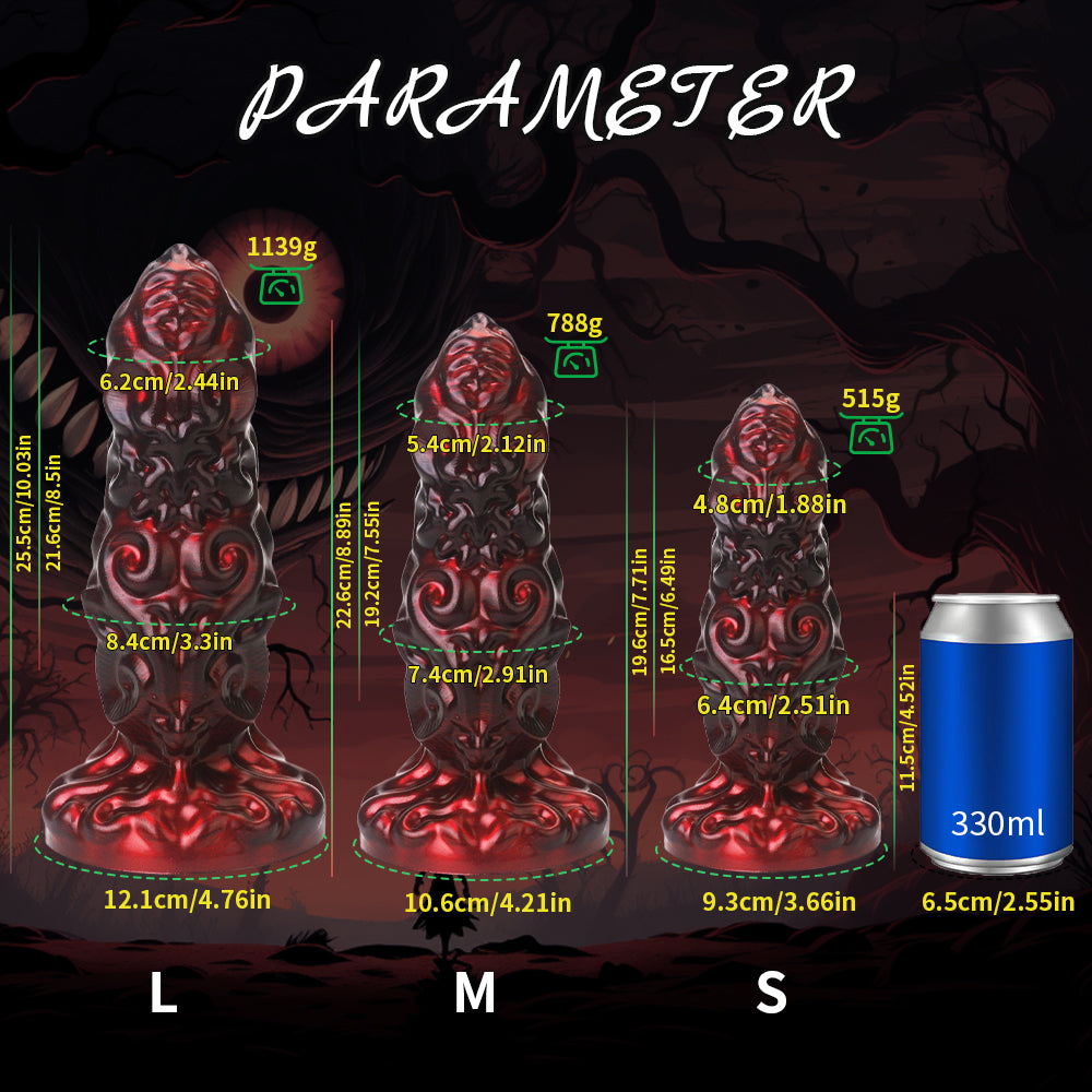 Yang vật Alien 25cm đỏ đen hút đáy khủng kích thích