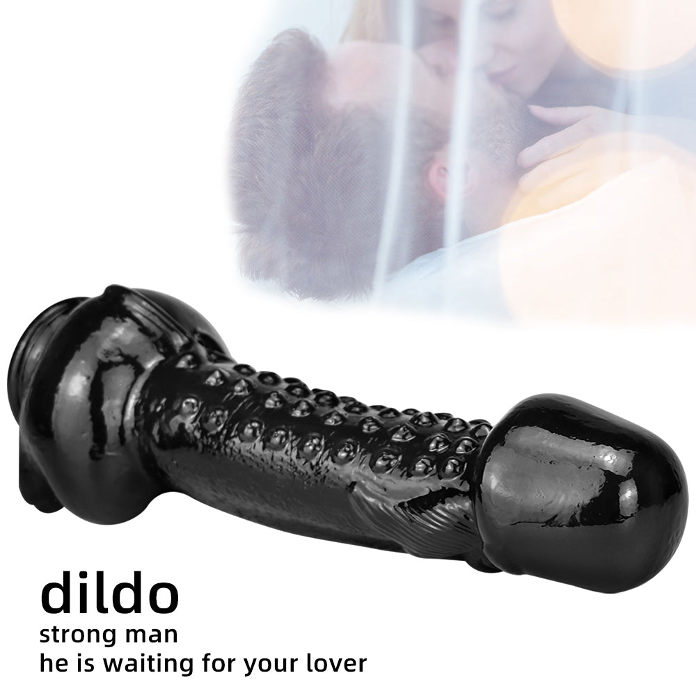 Alien Dildo Đen 11 Inch Lớn Bald Huyền Thoại Siêu To Khủng