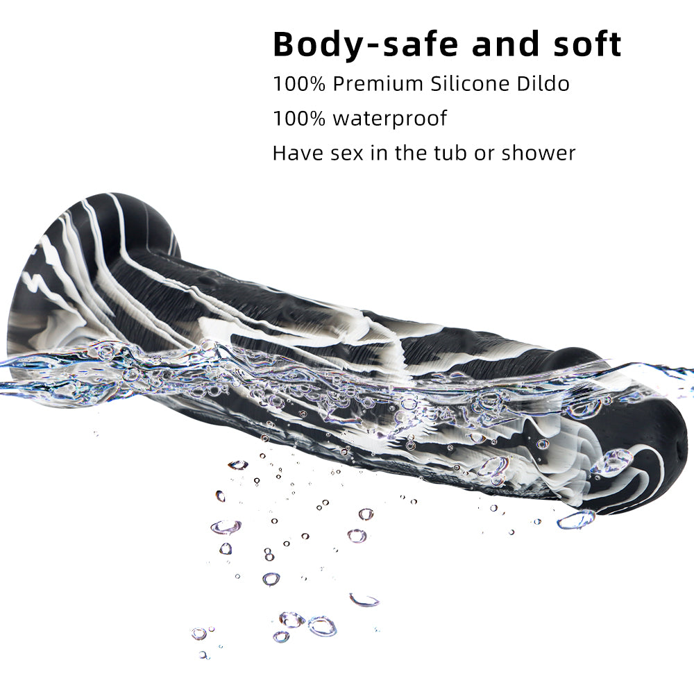 Dildo 10 Inch Khủng 6cm Đa Màu Đen Trắng Đầy Đặn