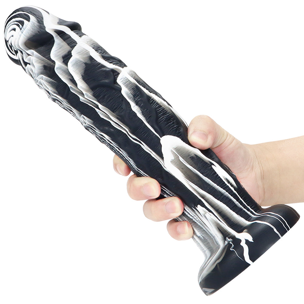 Dildo 10 Inch Khủng 6cm Đa Màu Đen Trắng Đầy Đặn