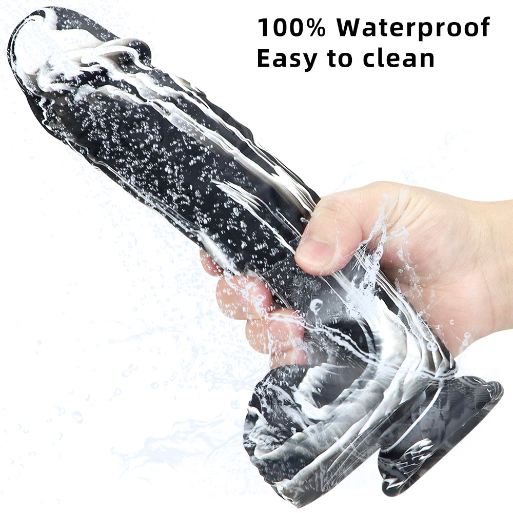 Dildo 25cm Khổng Lồ Dày Đa Màu Lấp Đầy Hoàn Hảo