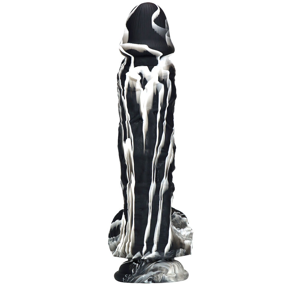 Dildo 25cm Khổng Lồ Dày Đa Màu Lấp Đầy Hoàn Hảo