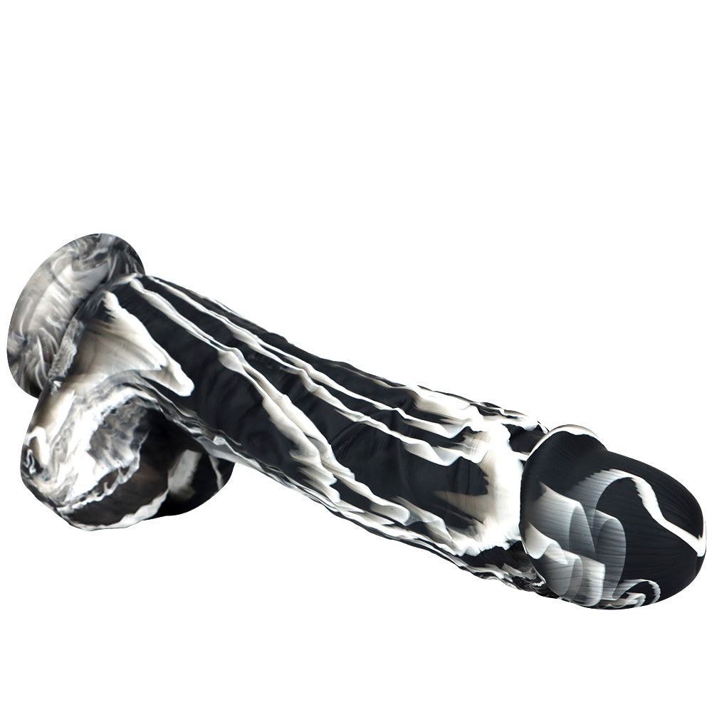 Dildo 25cm Khổng Lồ Dày Đa Màu Lấp Đầy Hoàn Hảo