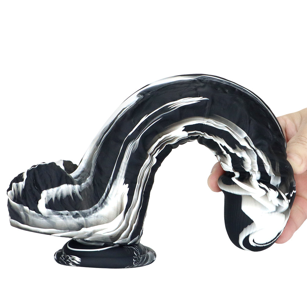Dildo 25cm Khổng Lồ Dày Đa Màu Lấp Đầy Hoàn Hảo