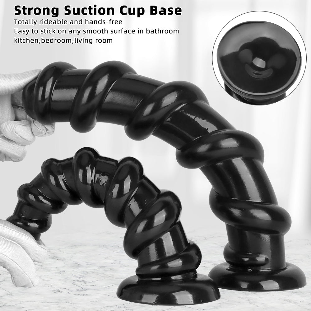 Dildo Black Spiral Xoắn 13
