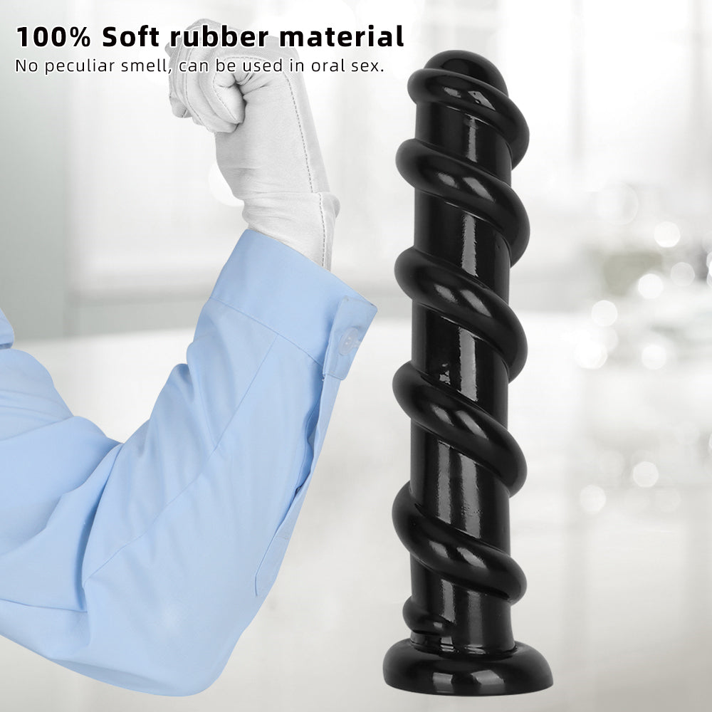 Dildo Black Spiral Xoắn 13