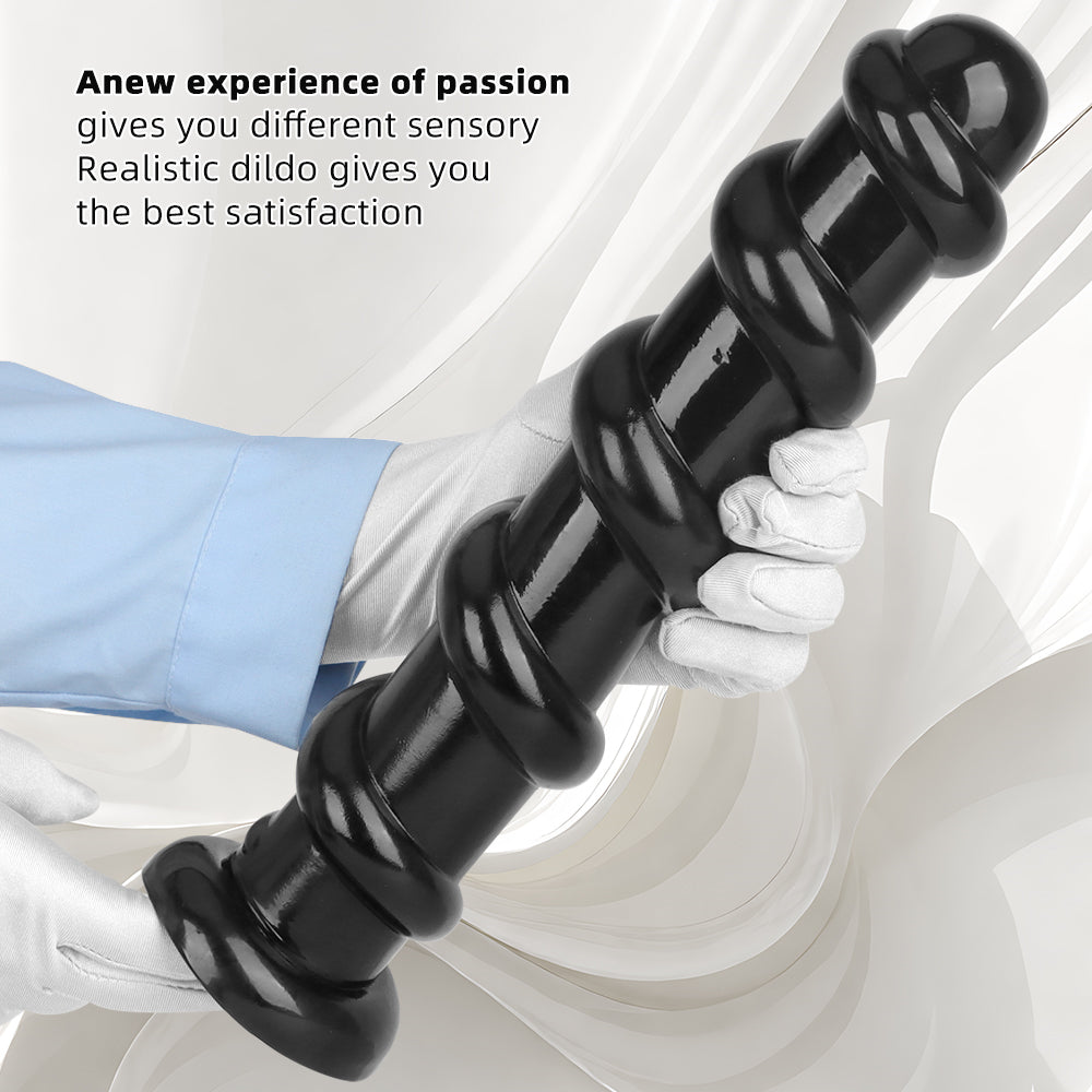 Dildo Black Spiral Xoắn 13