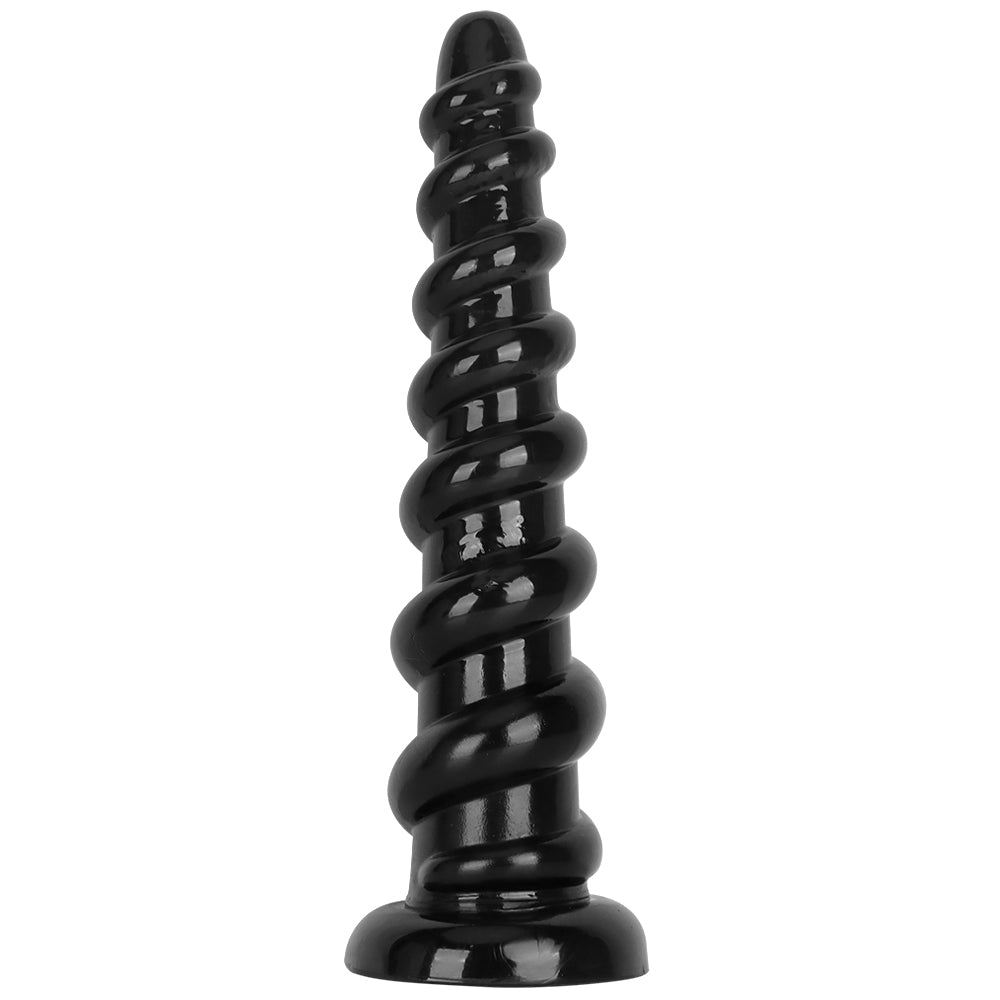 Dildo Black Spiral Xoắn 13" Siêu Dày Kích Thích Mọi Lỗ