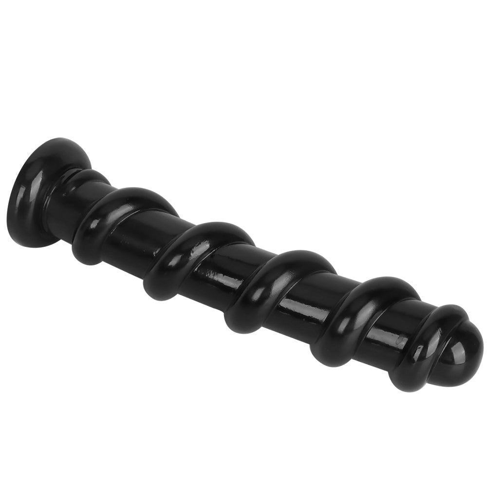 Dildo Black Spiral Xoắn 13" Siêu Dày Kích Thích Mọi Lỗ