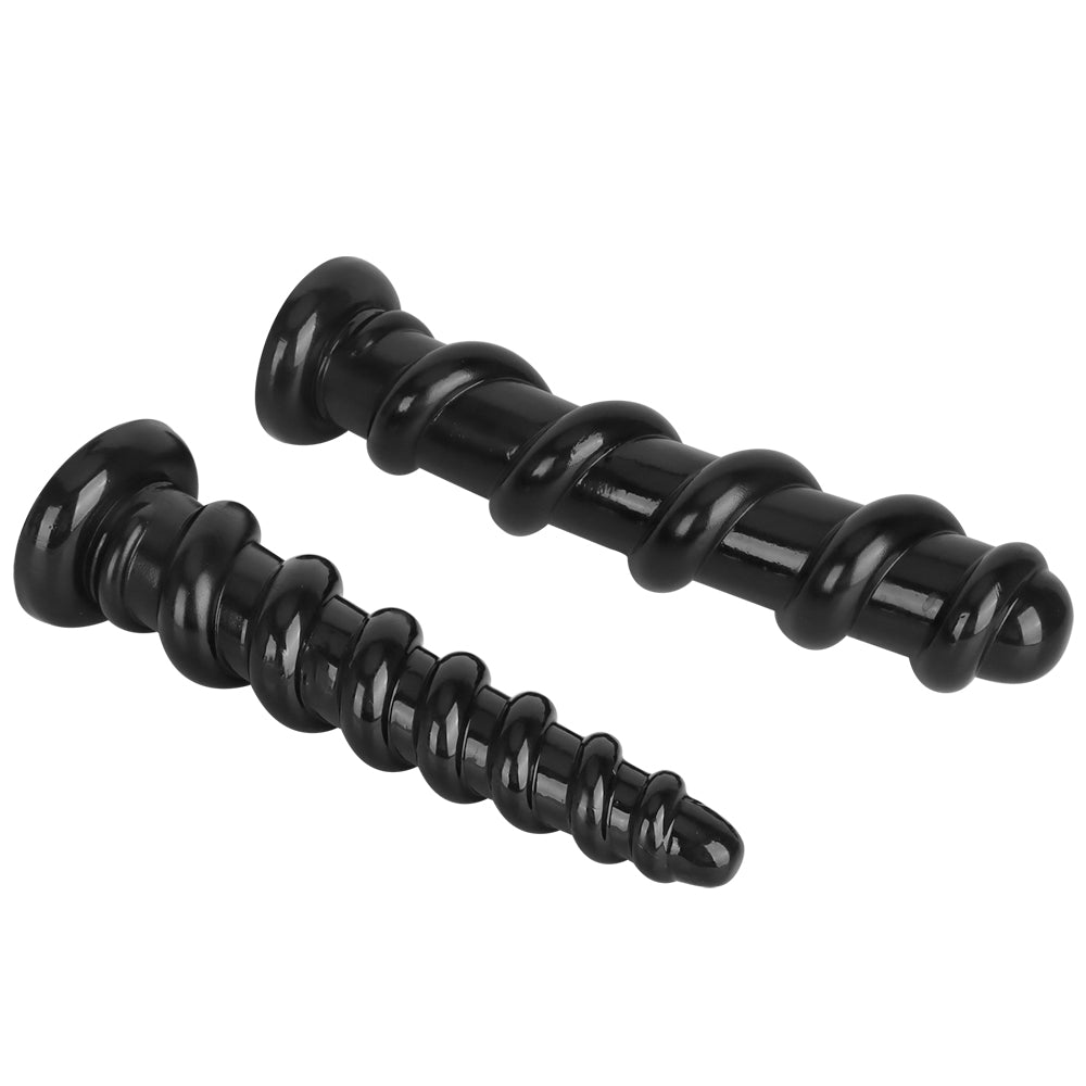 Dildo Black Spiral Xoắn 13" Siêu Dày Kích Thích Mọi Lỗ